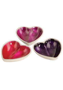 Recycled Aluminium Heart Dish