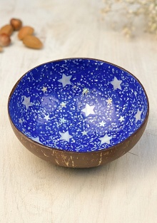 Coconut Bowl Shell Stars