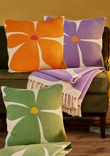 Bold Flower Cushion Cover