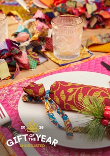 Recycled Sari Reusable Cracker