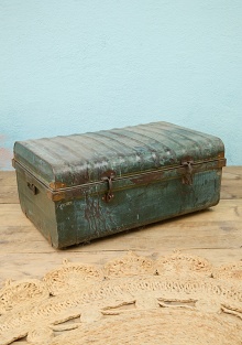 Vintage Iron Chest