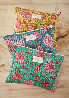 Sanganeri Block Print Pouch