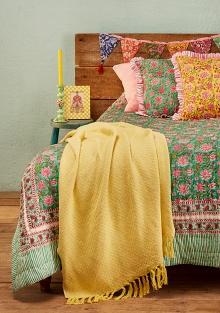 Sanganeri Block Print Reversible Quilt