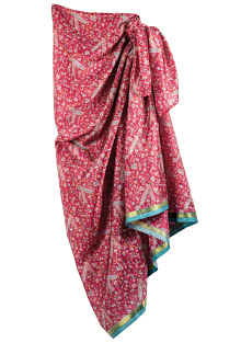 Recycled Sari Printed Sarong in Bag